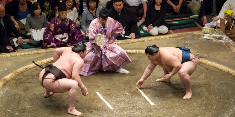 Tokyo Sumo Wrestling Tournament - Day 11