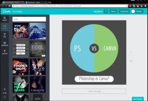 canva online design graphics design photoshop alternative minimal