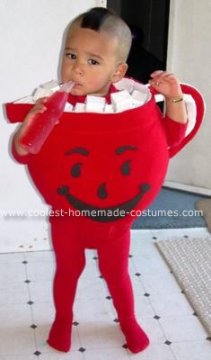 home made Toddler Kool Aid guy Costume