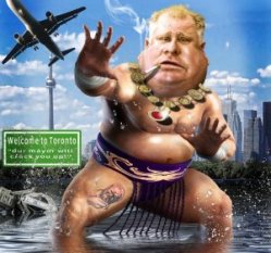 Rob Ford the Giant Sumo Wrestler