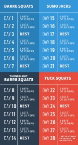 squat plan calendar