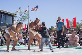 Sumo events on Japan Center Malls