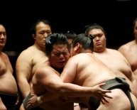 Sumo wrestlers Japan